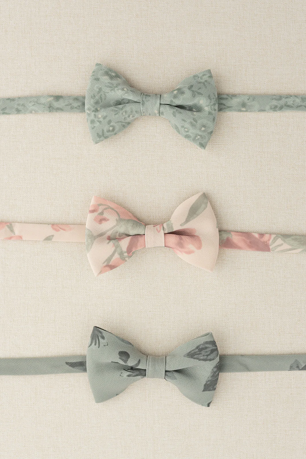 Kids Chiffon Floral Print Bowtie | Made To Order - Image 4