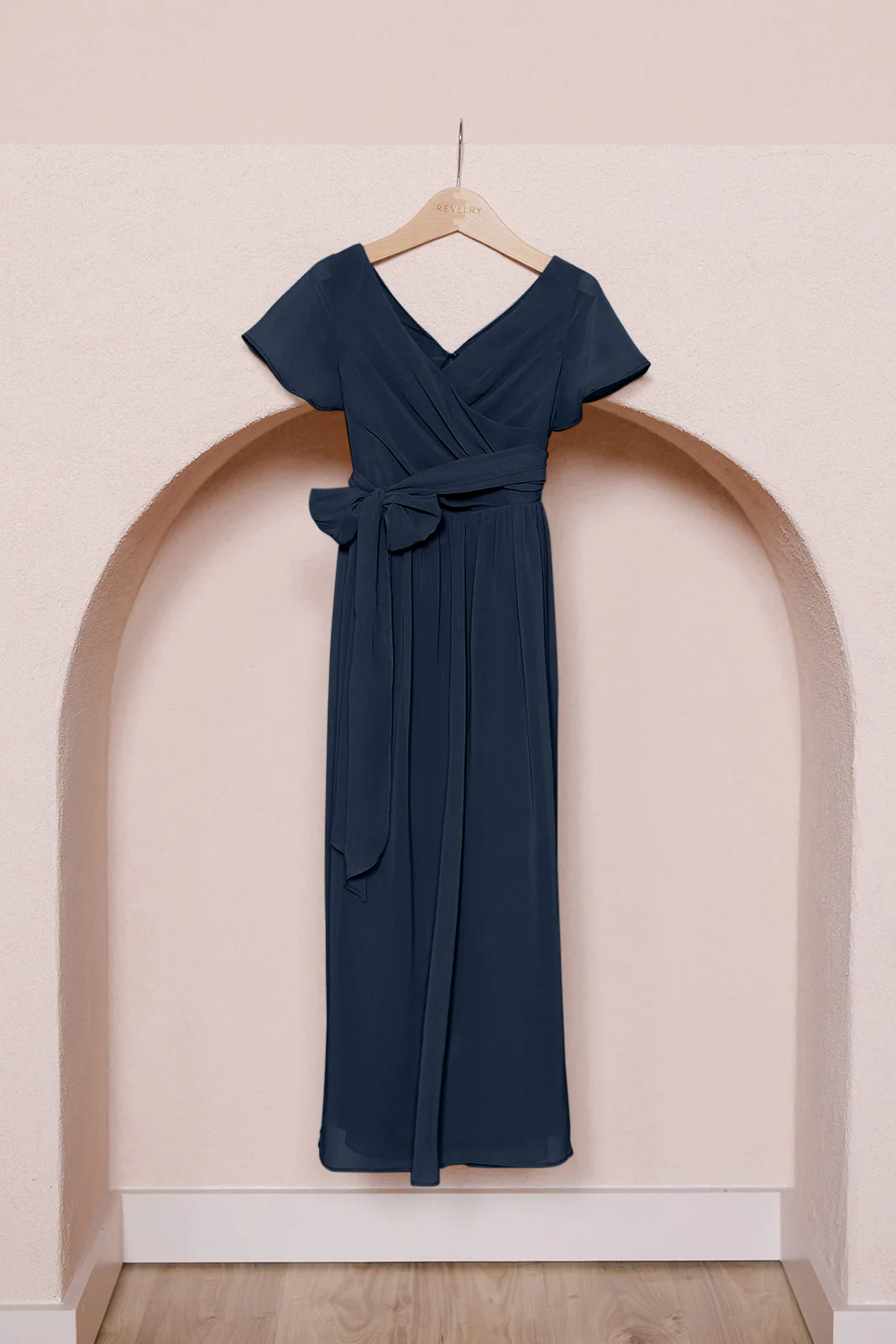 Kids Harper Chiffon Faux Wrap Dress | Made To Order - Image 33