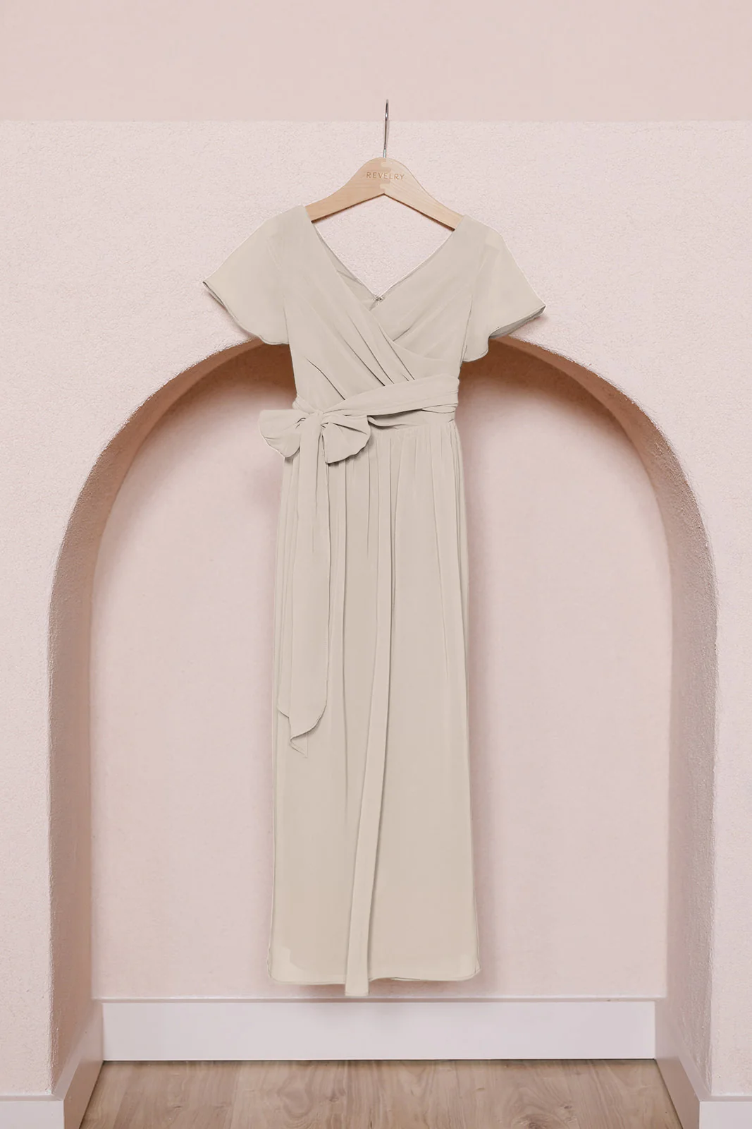 Kids Harper Chiffon Faux Wrap Dress | Made To Order - Image 49