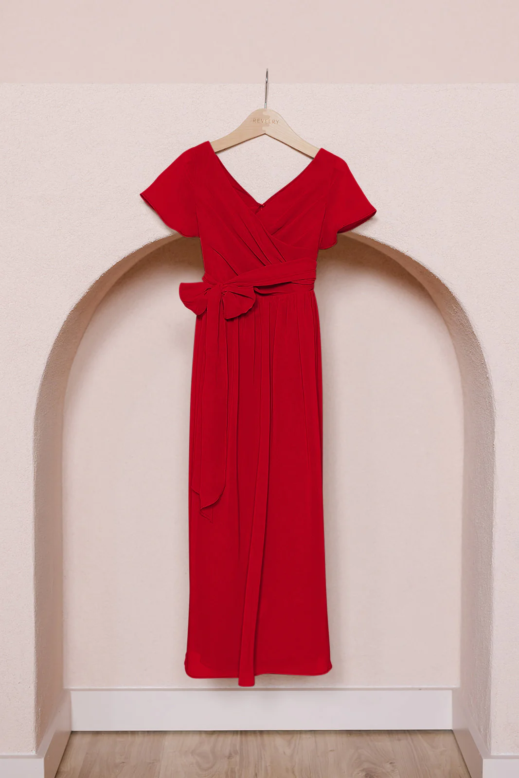 Kids Harper Chiffon Faux Wrap Dress | Made To Order - Image 51
