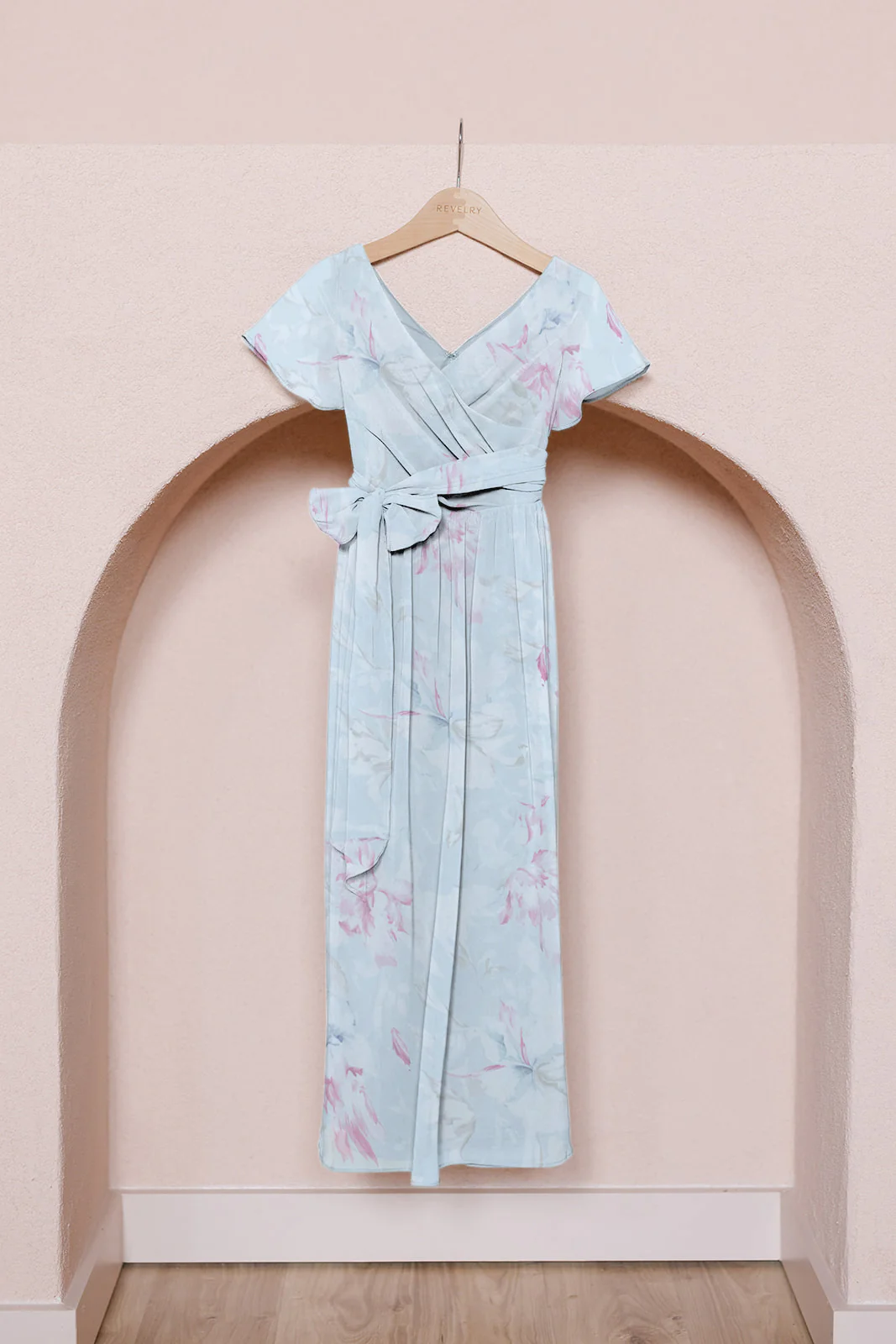 Kids Harper Chiffon Faux Wrap Dress | Made To Order - Image 57