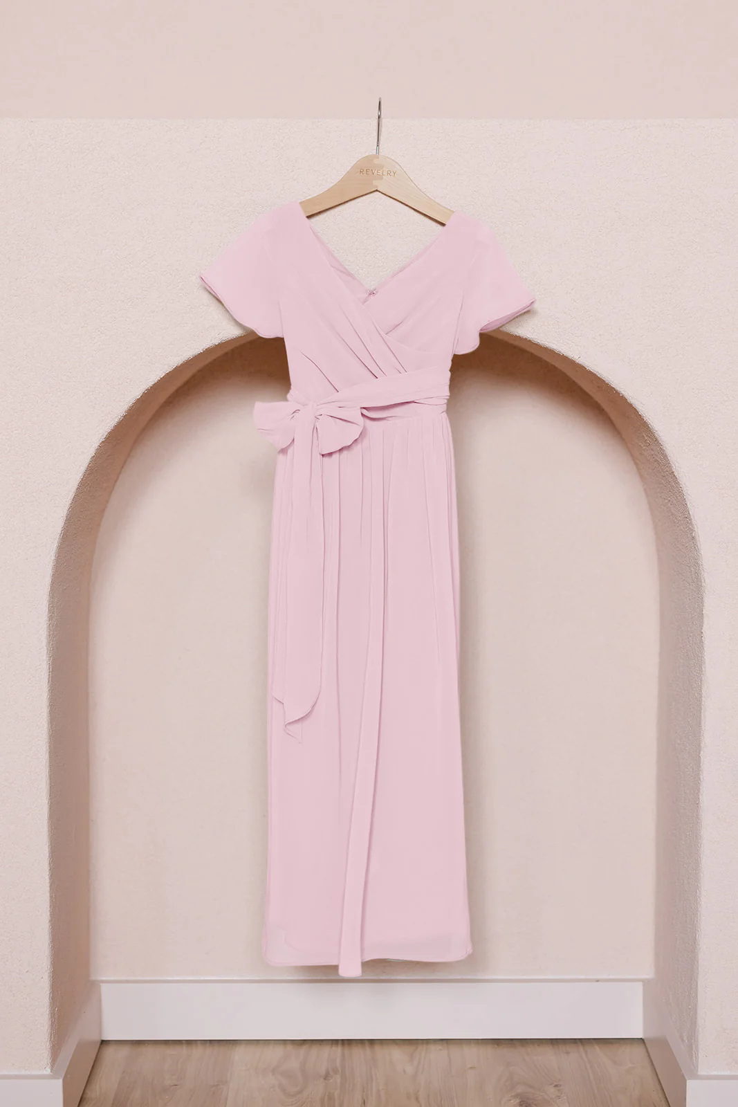 Kids Harper Chiffon Faux Wrap Dress | Made To Order - Image 59