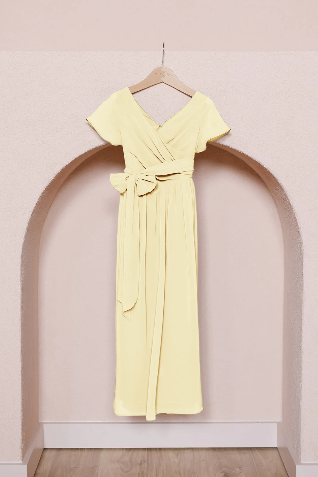 Kids Harper Chiffon Faux Wrap Dress | Made To Order - Image 60