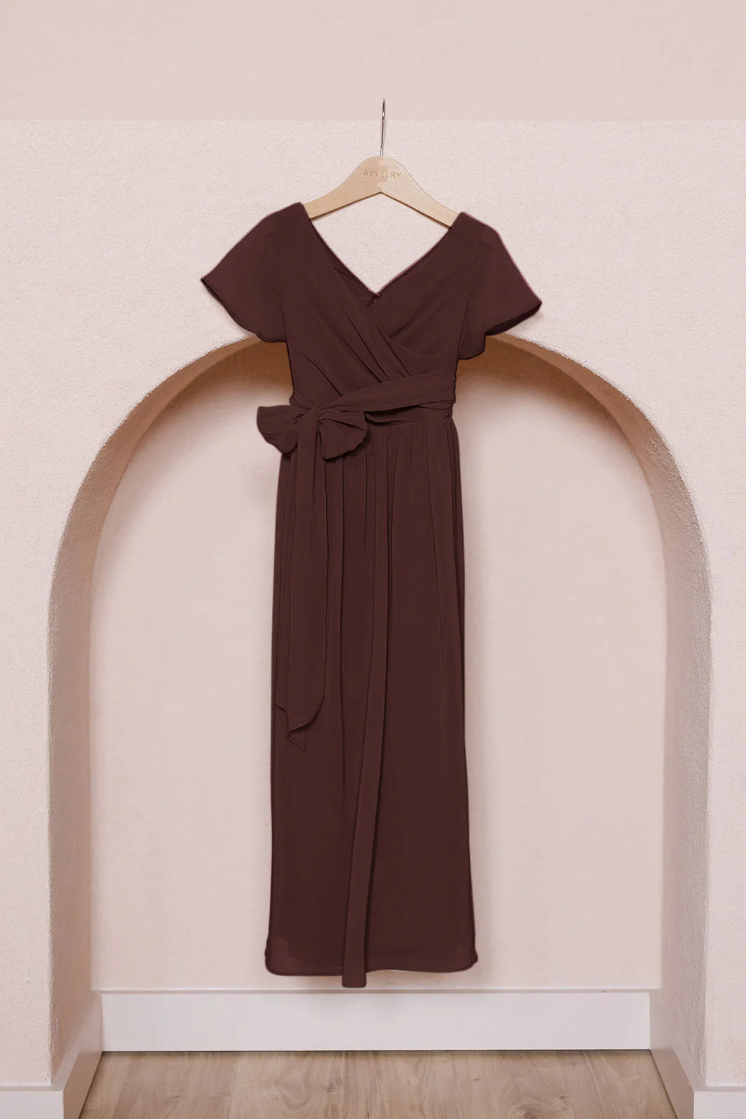 Kids Harper Chiffon Faux Wrap Dress | Made To Order - Image 63