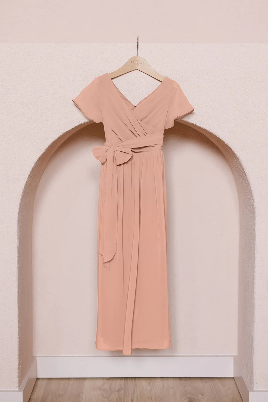 Kids Harper Chiffon Faux Wrap Dress | Made To Order - Image 7