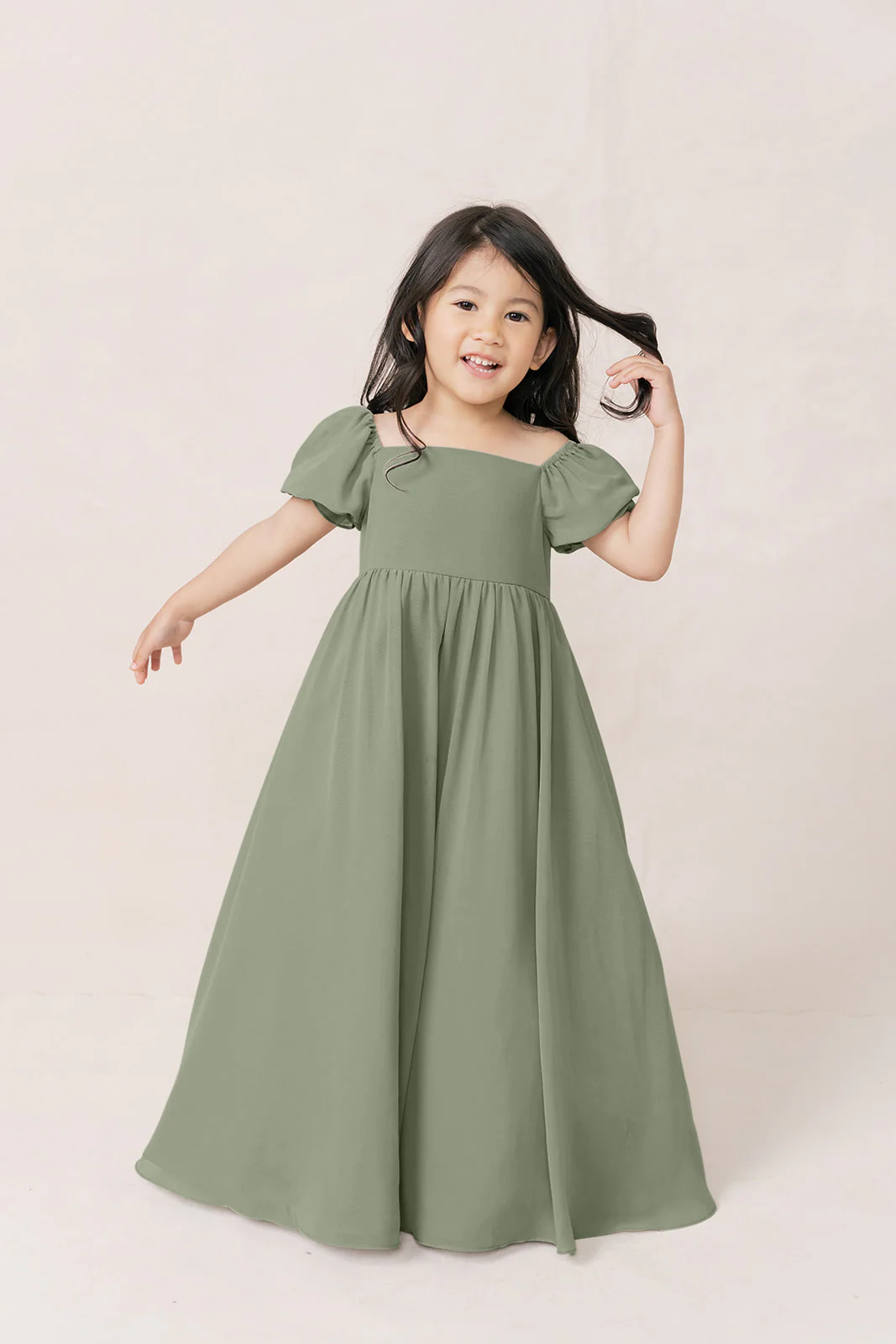 Kids Maeve Chiffon Dress | Made To Order - Image 54