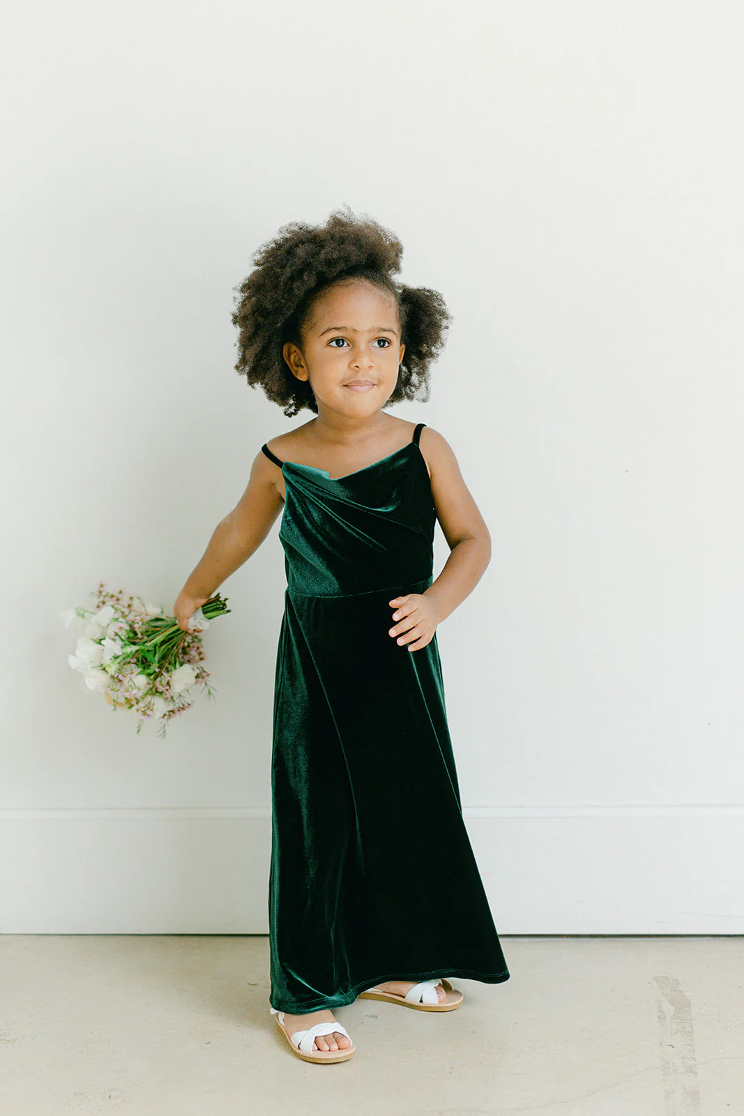 Kids Skye Velvet Dress | Made To Order - Image 3