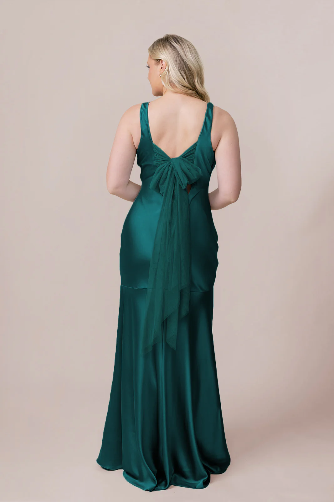 Lana Satin + Tulle Dress | Made To Order - Image 43