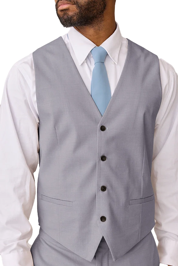 Light Gray Vest | Made To Order - Image 3