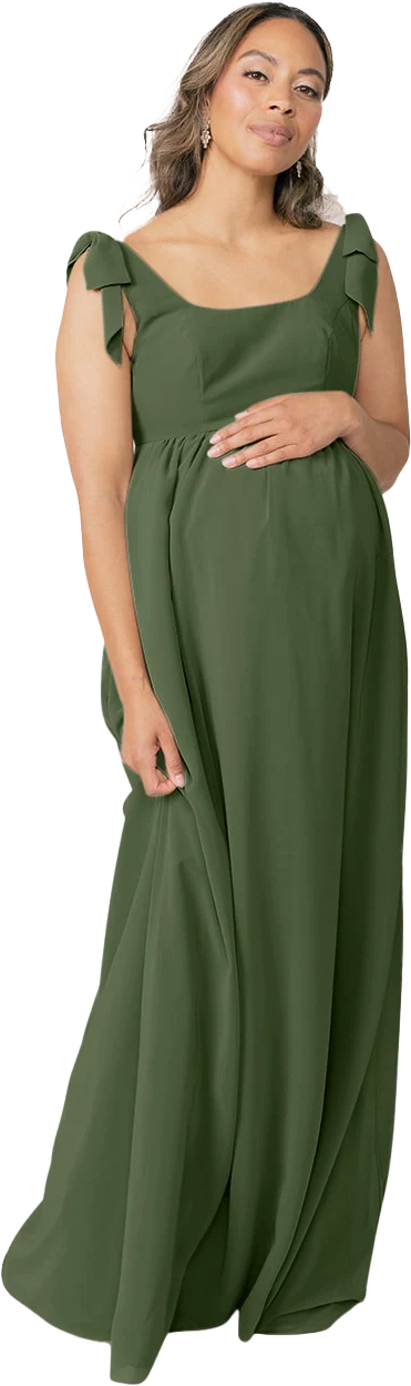 Maternity Bowie Chiffon Dress | Made To Order - Image 80