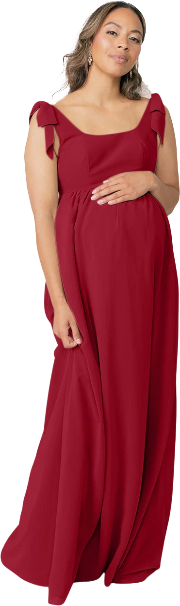 Maternity Bowie Chiffon Dress | Made To Order - Image 82