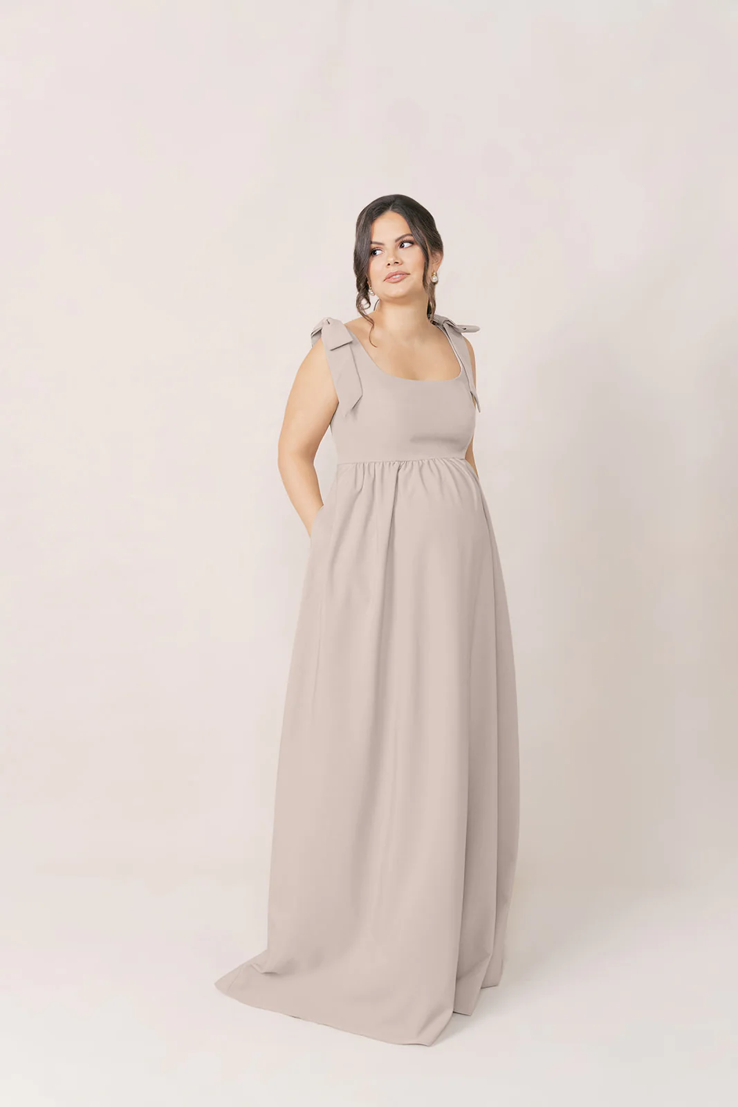 Maternity Bowie Crepe Dress | Made To Order - Image 16