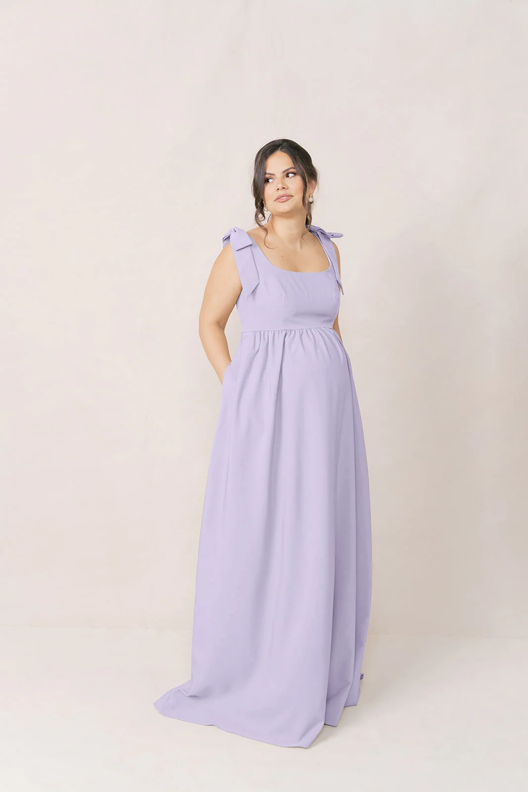 Maternity Bowie Crepe Dress | Made To Order - Image 30