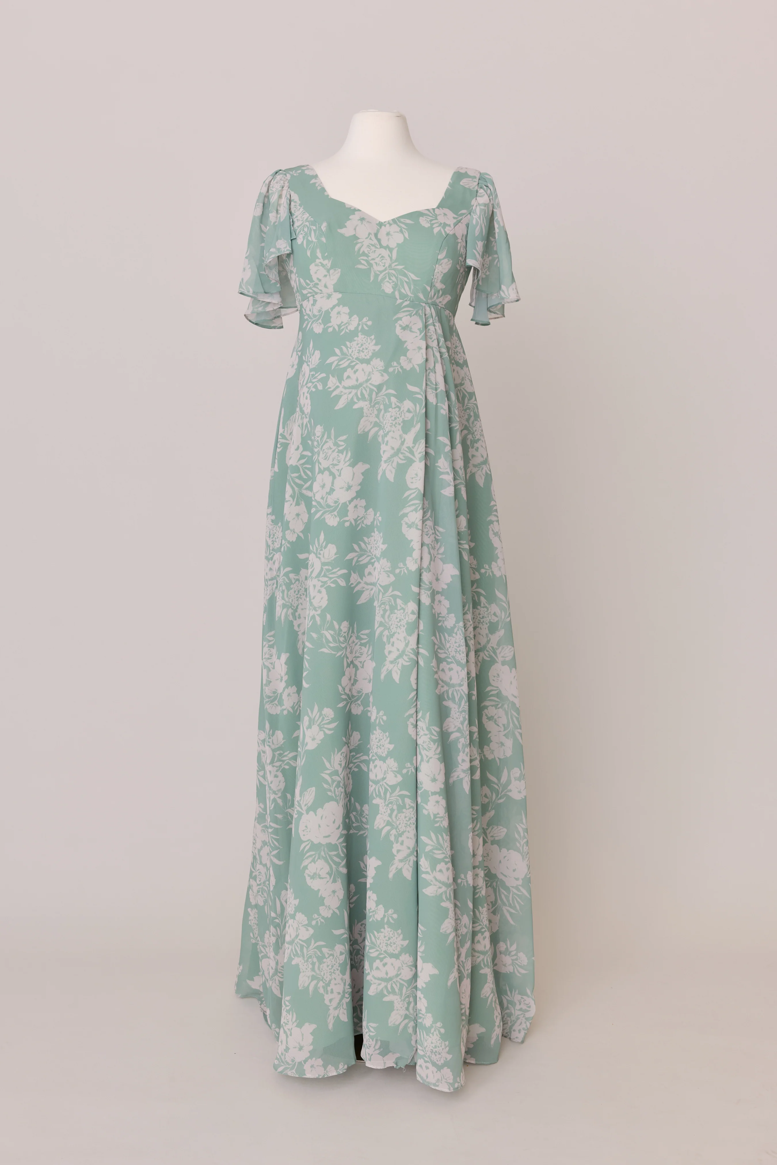 Maternity Madeline Convertible Chiffon Floral Print Dress | Made To Order - Image 18
