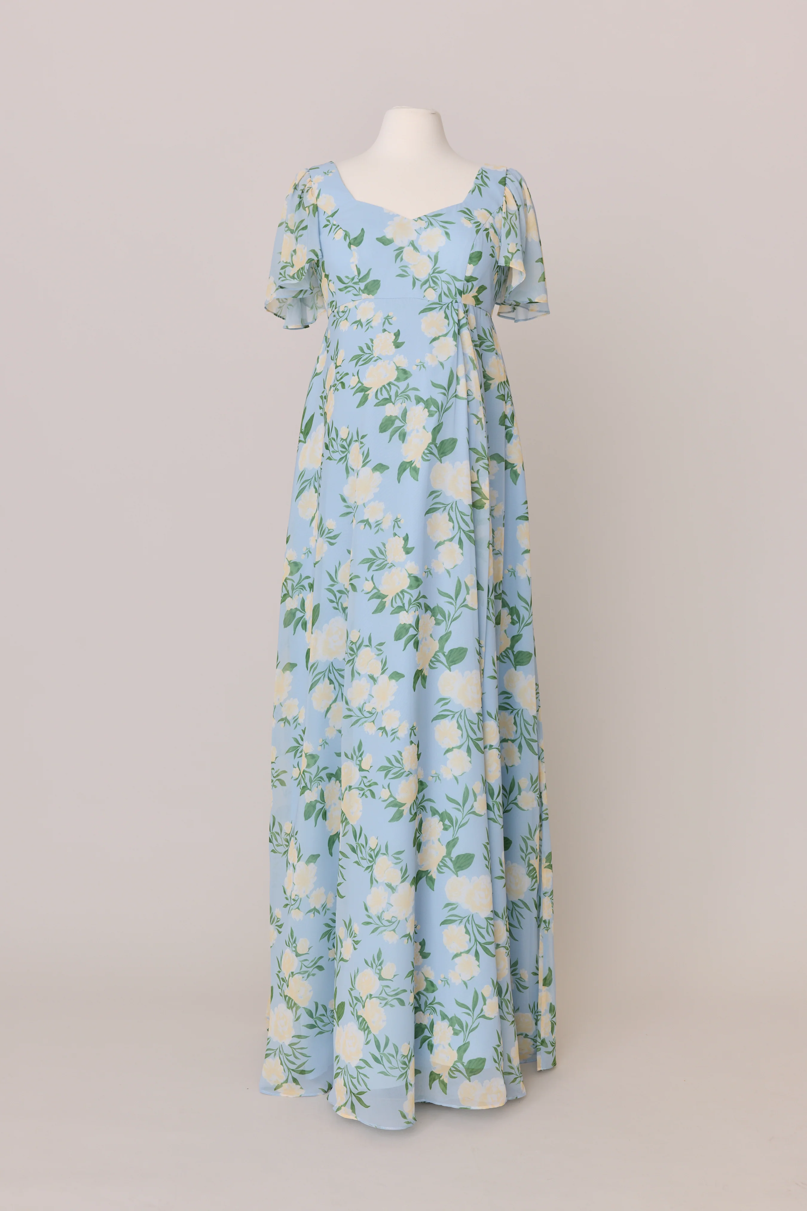 Maternity Madeline Convertible Chiffon Floral Print Dress | Made To Order - Image 22