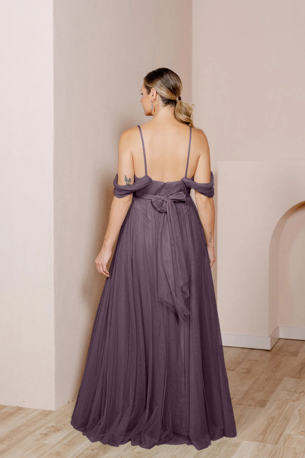 Maternity Rosalie Tulle Convertible Dress | Made To Order - Image 22