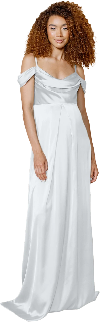 Maternity Sienna Satin Dress | Made To Order - Image 106