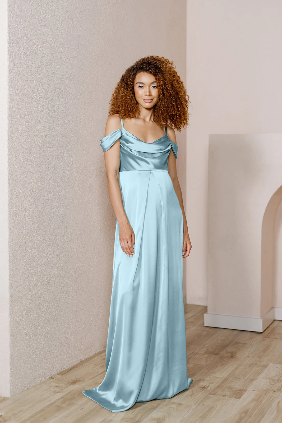 Maternity Sienna Satin Dress | Made To Order - Image 12