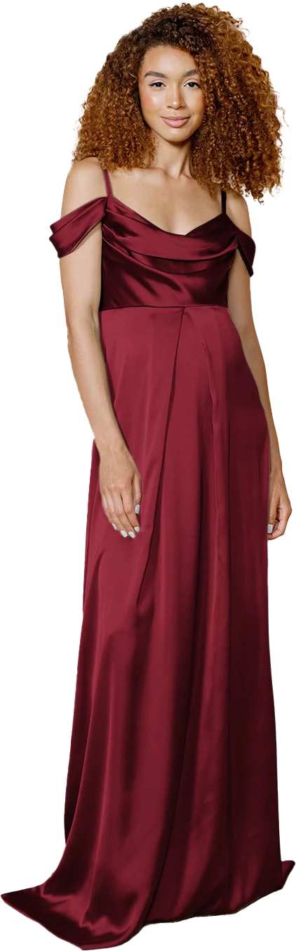 Maternity Sienna Satin Dress | Made To Order - Image 63