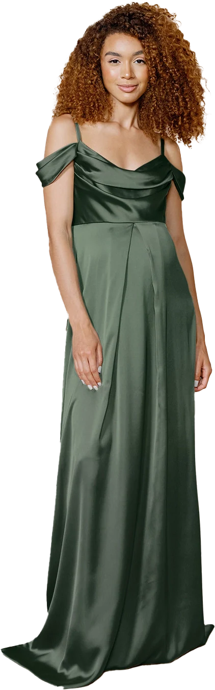 Maternity Sienna Satin Dress | Made To Order - Image 67