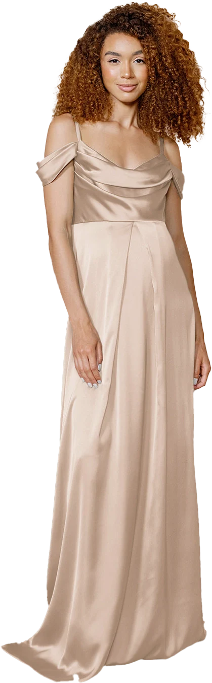 Maternity Sienna Satin Dress | Made To Order - Image 76