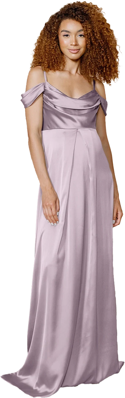Maternity Sienna Satin Dress | Made To Order - Image 83