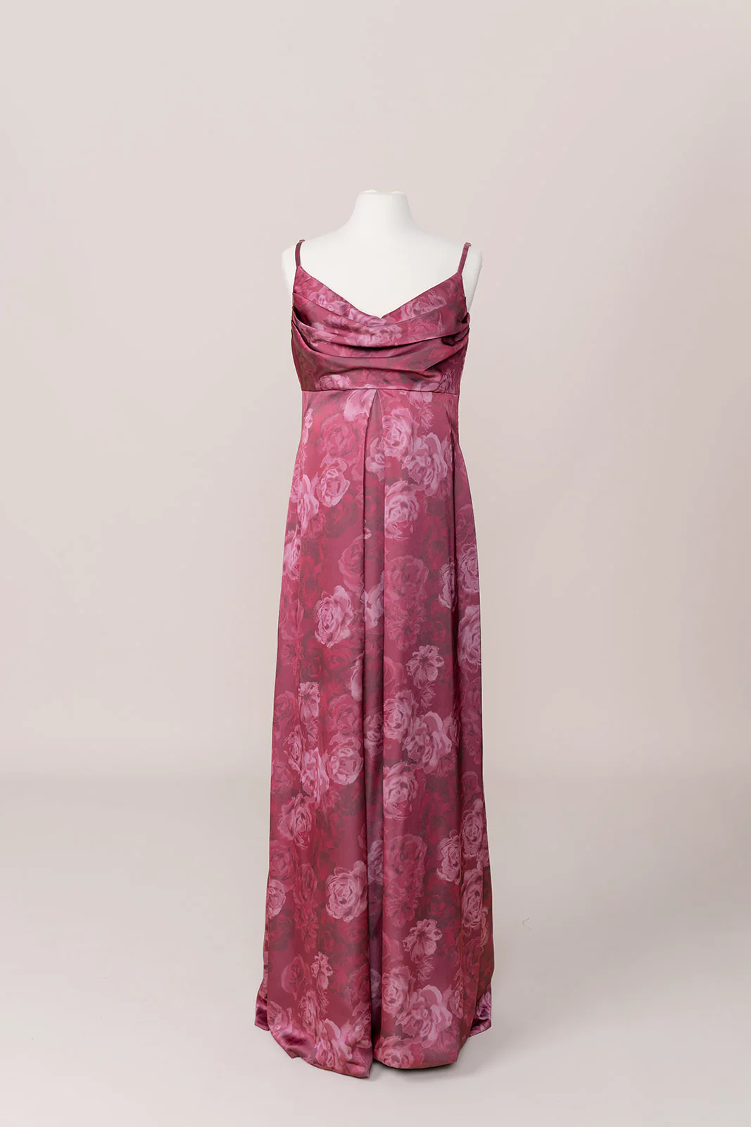 Maternity Skye Satin Floral Print Dress | Made To Order - Image 12