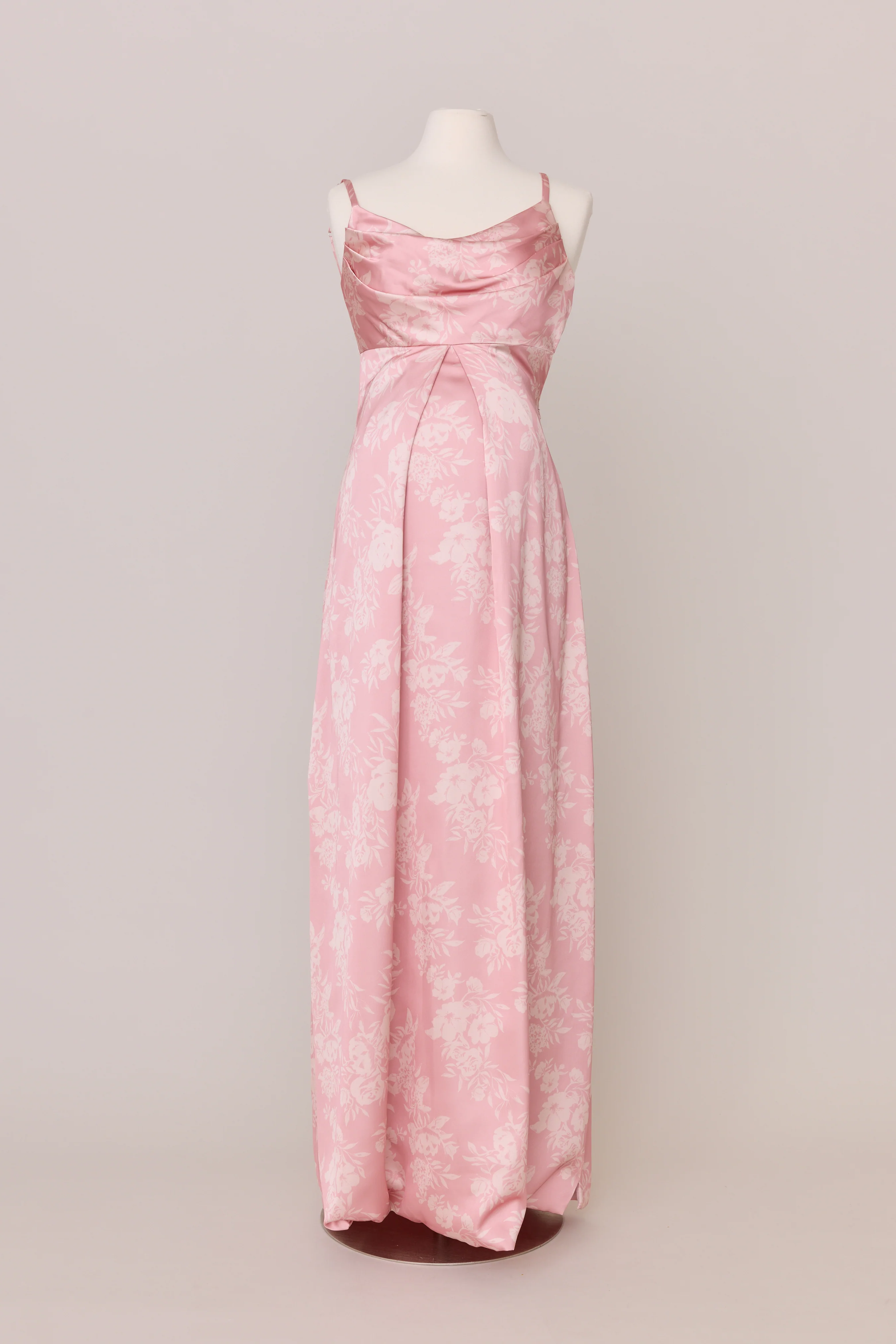 Maternity Skye Satin Floral Print Dress | Made To Order - Image 26