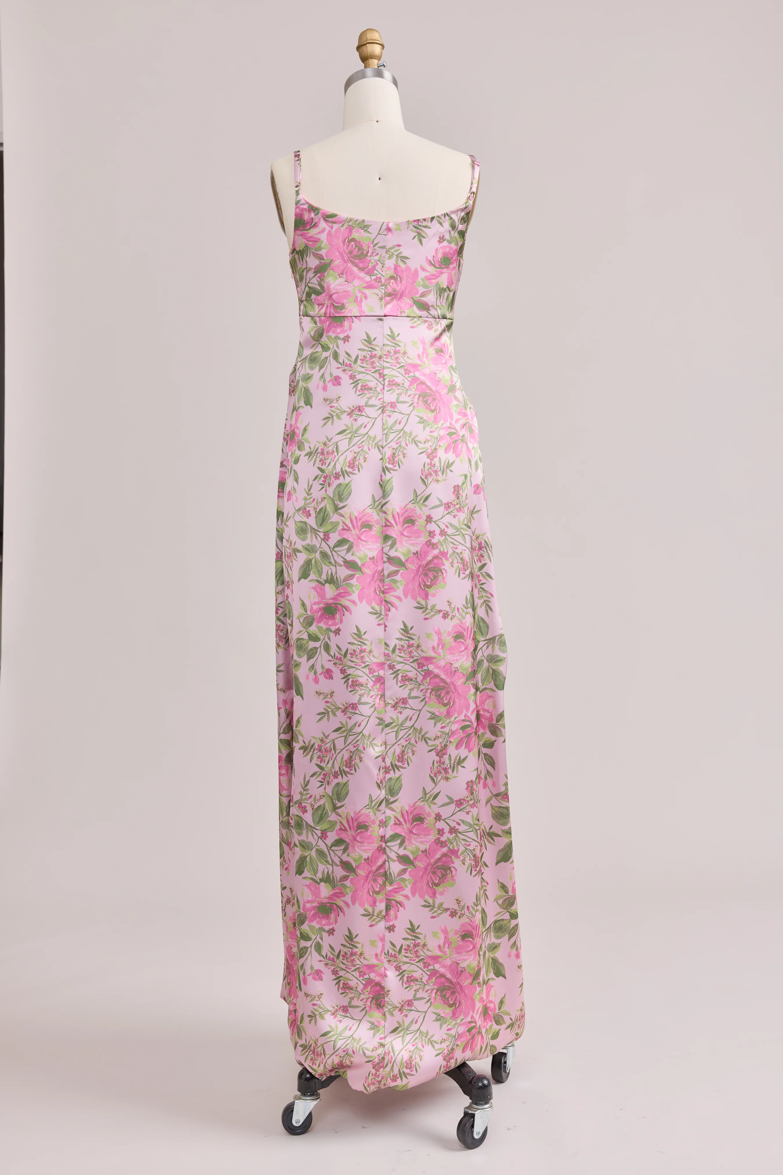 Maternity Skye Satin Floral Print Dress | Made To Order - Image 62