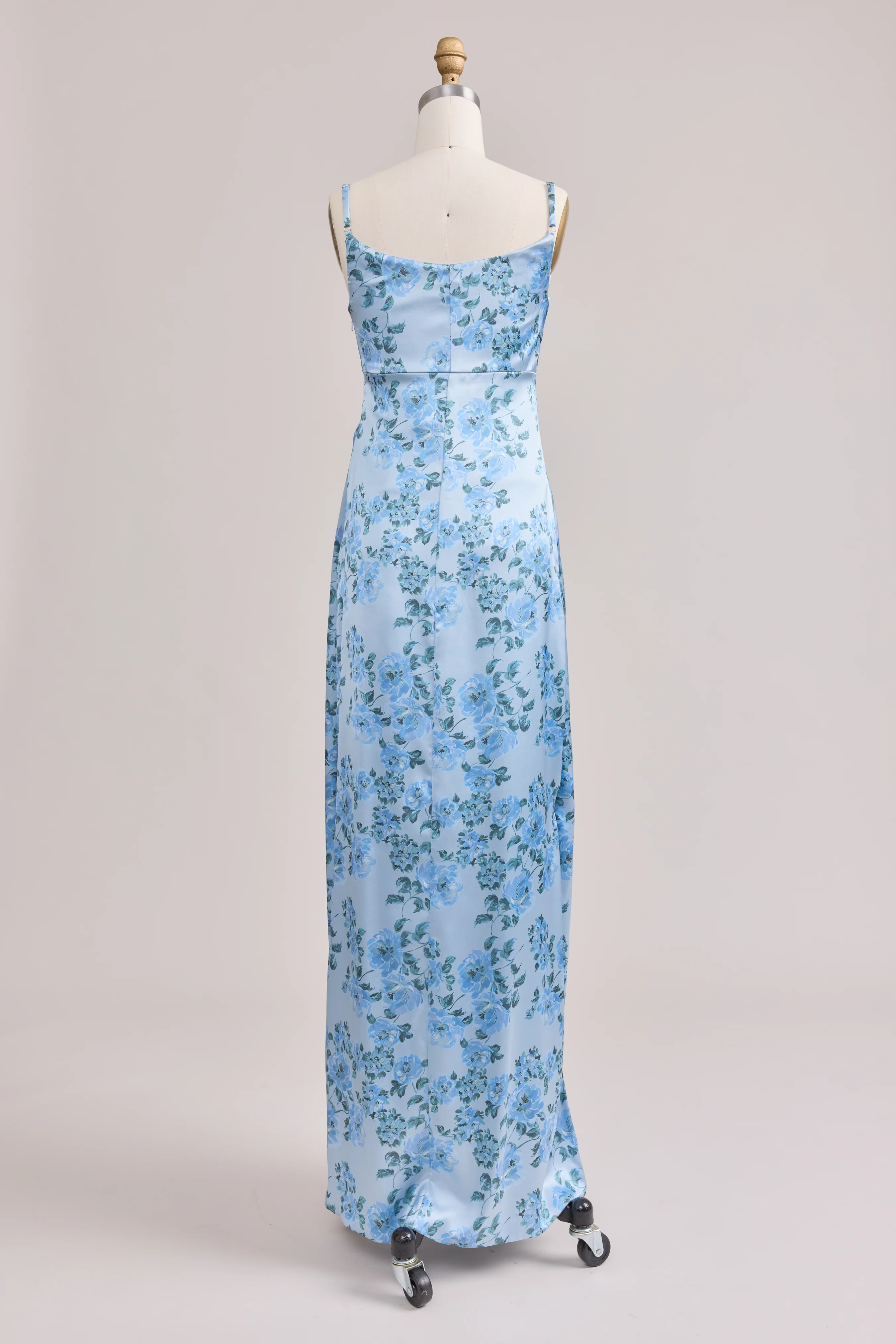 Maternity Skye Satin Floral Print Dress | Made To Order - Image 66