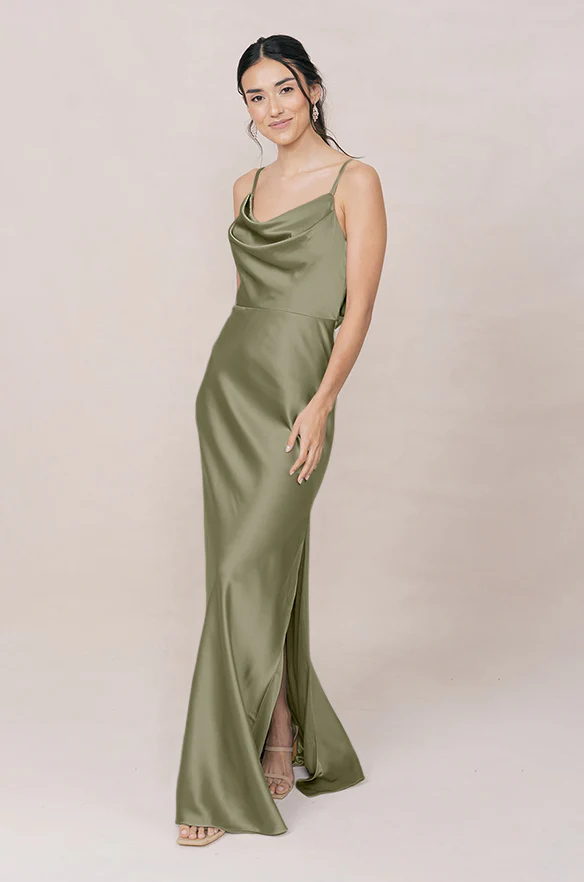 Nadia Satin Dress | Made To Order - Image 122