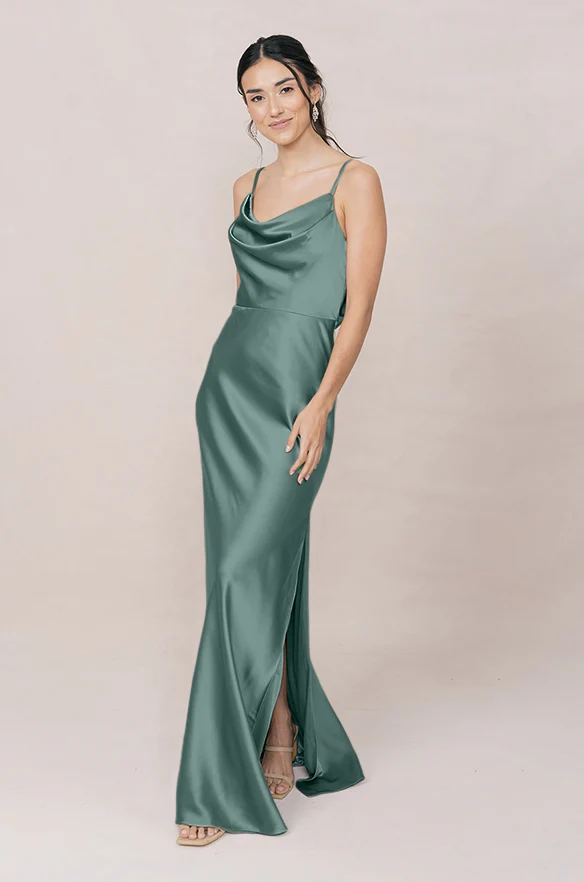 Nadia Satin Dress | Made To Order - Image 138