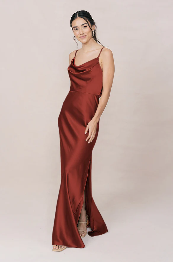 Nadia Satin Dress | Made To Order - Image 156