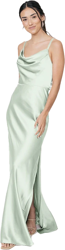 Nadia Satin Dress | Made To Order - Image 173