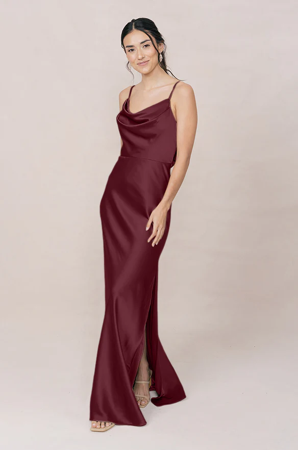 Nadia Satin Dress | Made To Order - Image 76