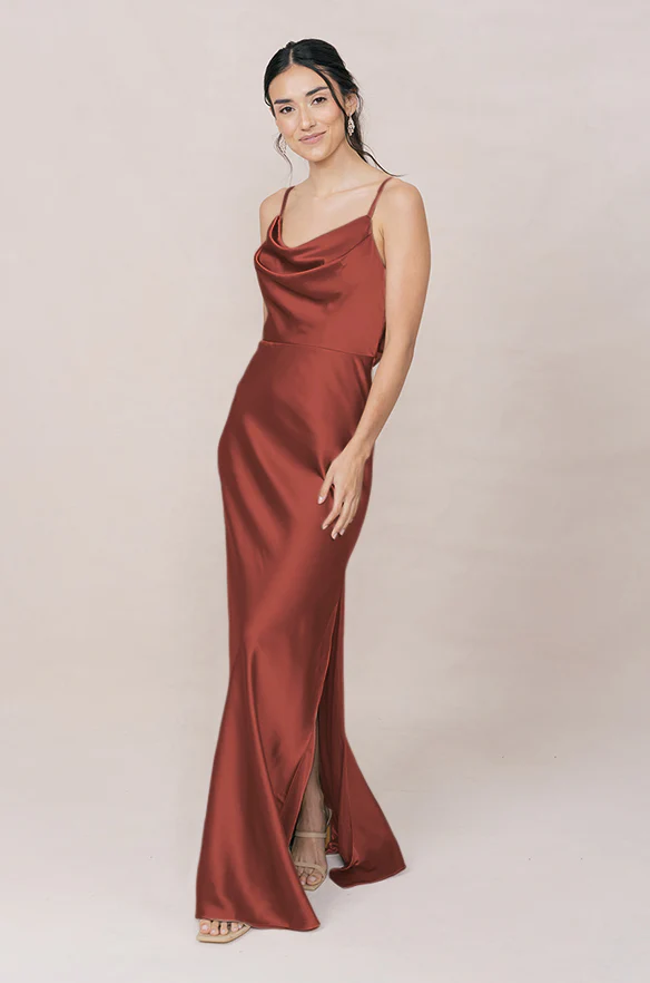 Nadia Satin Dress | Made To Order - Image 78