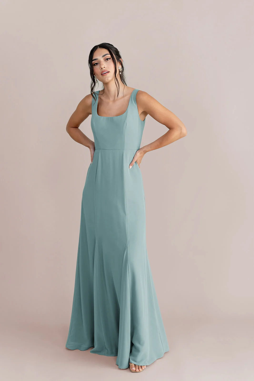 Nicole Chiffon Dress | Made To Order - Image 44