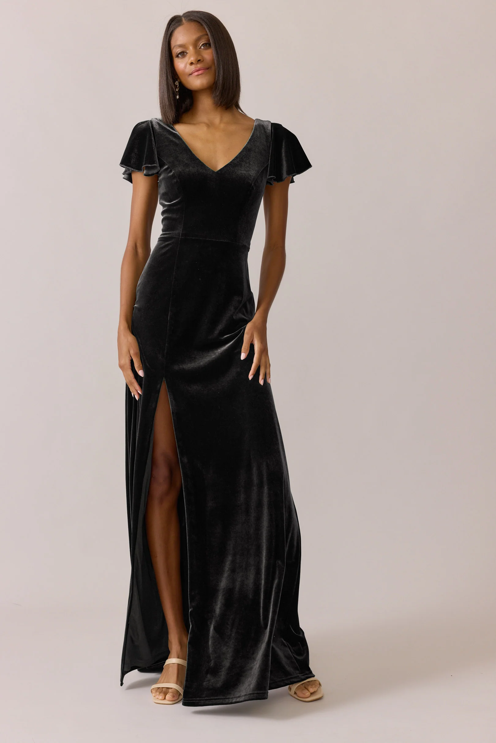 Nora Velvet Dress | Made To Order - Image 39