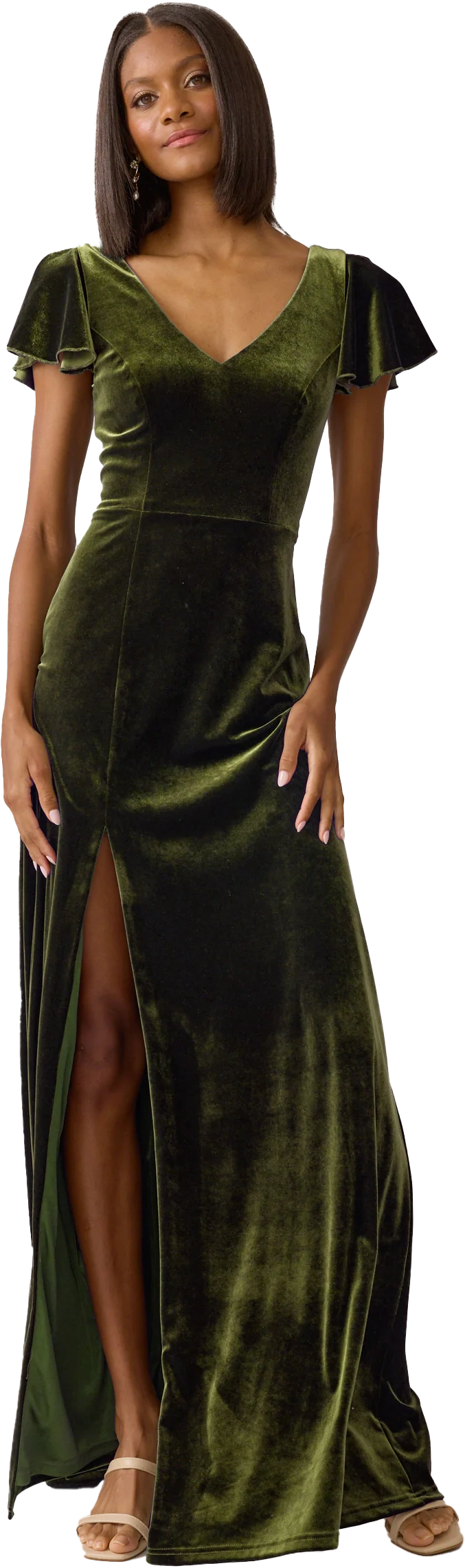 Nora Velvet Dress | Made To Order - Image 54