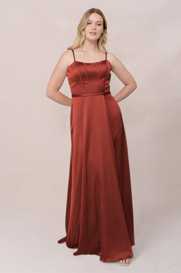 Nova Satin Dress | Made To Order - Image 103