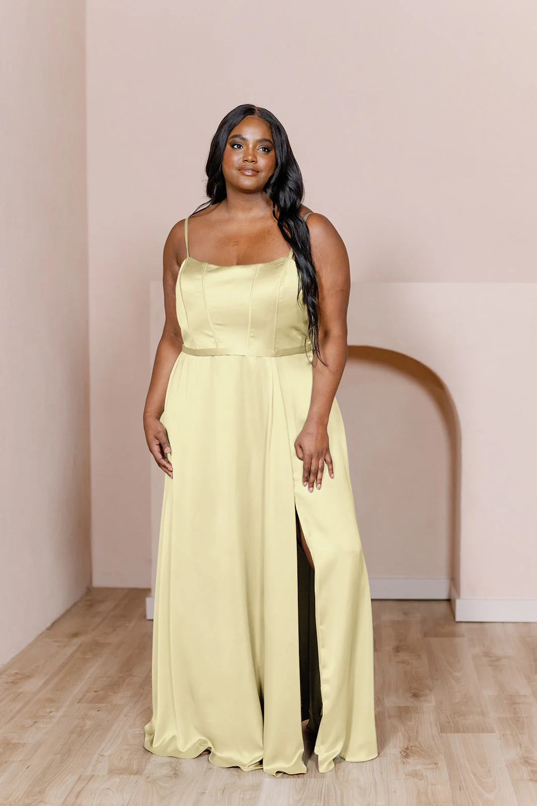 Nova Satin Dress | Made To Order - Image 105