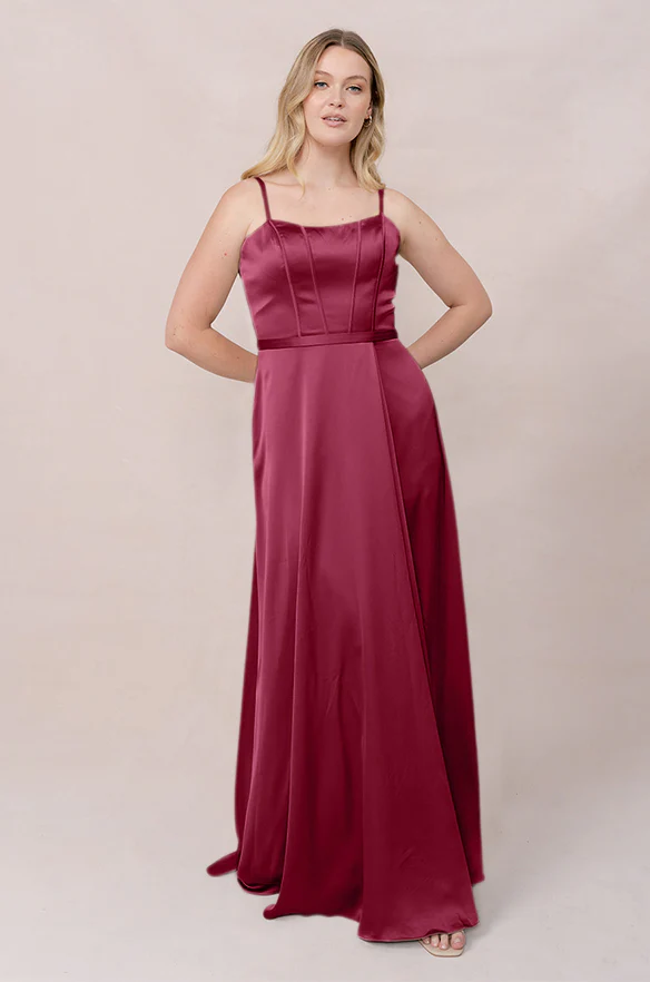 Nova Satin Dress | Made To Order - Image 58