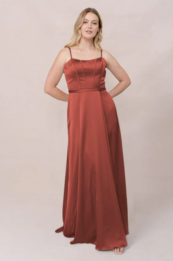 Nova Satin Dress | Made To Order - Image 63