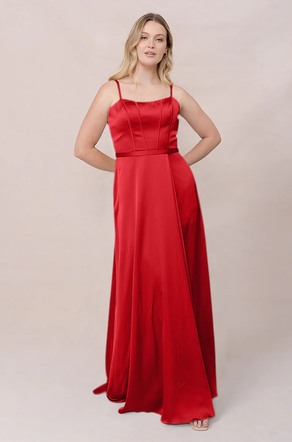 Nova Satin Dress | Made To Order - Image 90