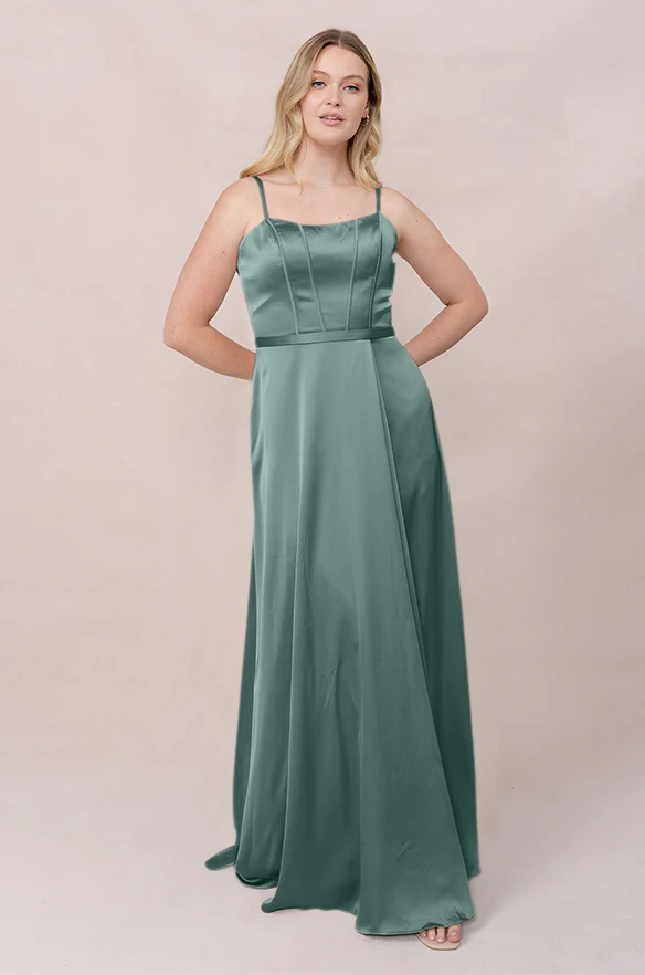 Nova Satin Dress | Made To Order - Image 93