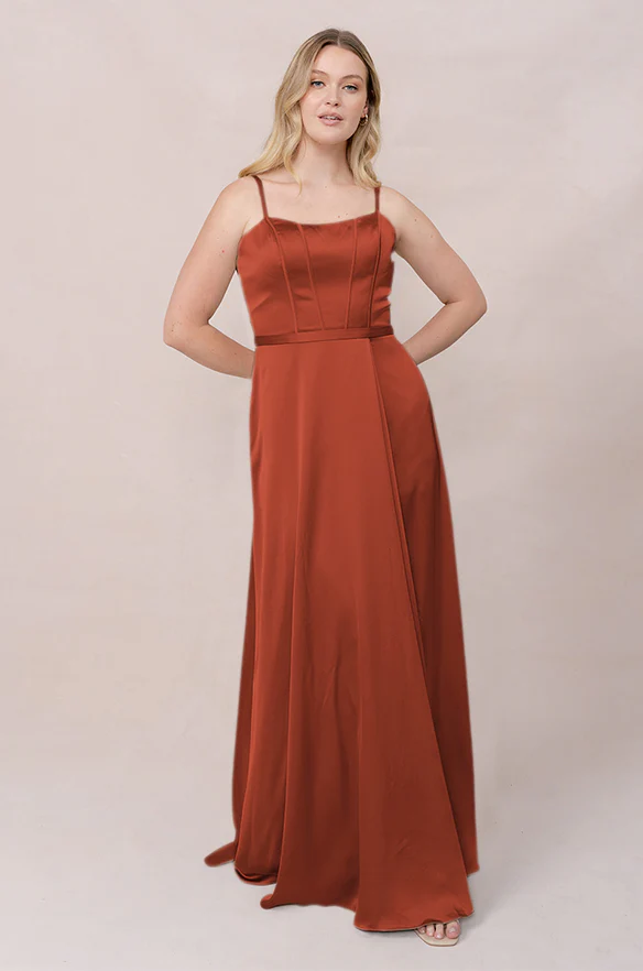 Nova Satin Dress | Made To Order - Image 95