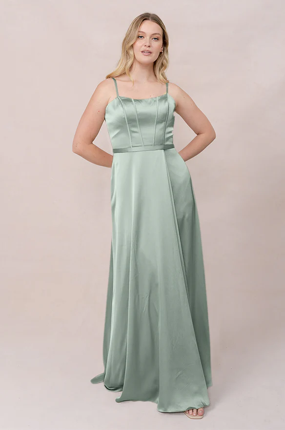 Nova Satin Dress | Made To Order - Image 96