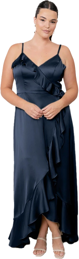 Paloma Satin Dress | Made To Order - Image 42