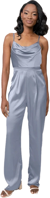 Parker Satin Jumpsuit | Made To Order - Image 25