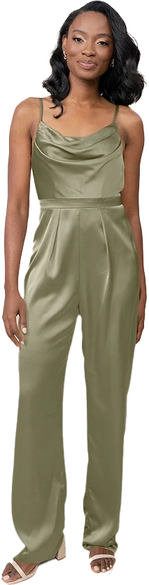 Parker Satin Jumpsuit | Made To Order - Image 38